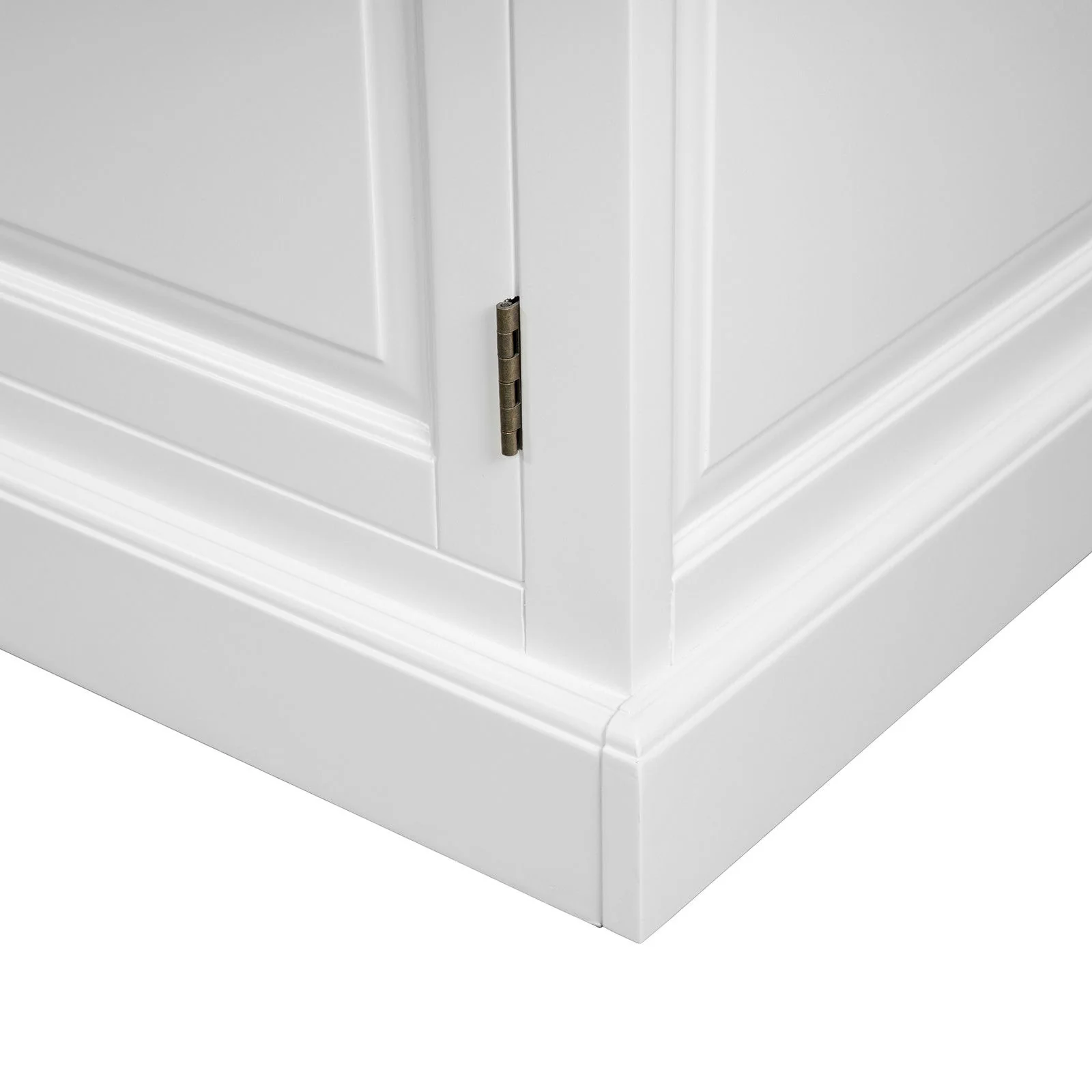 French Provincial Casement Double Glass Door Display Buffet and Hutch Cabinet Bookcase - Image 38