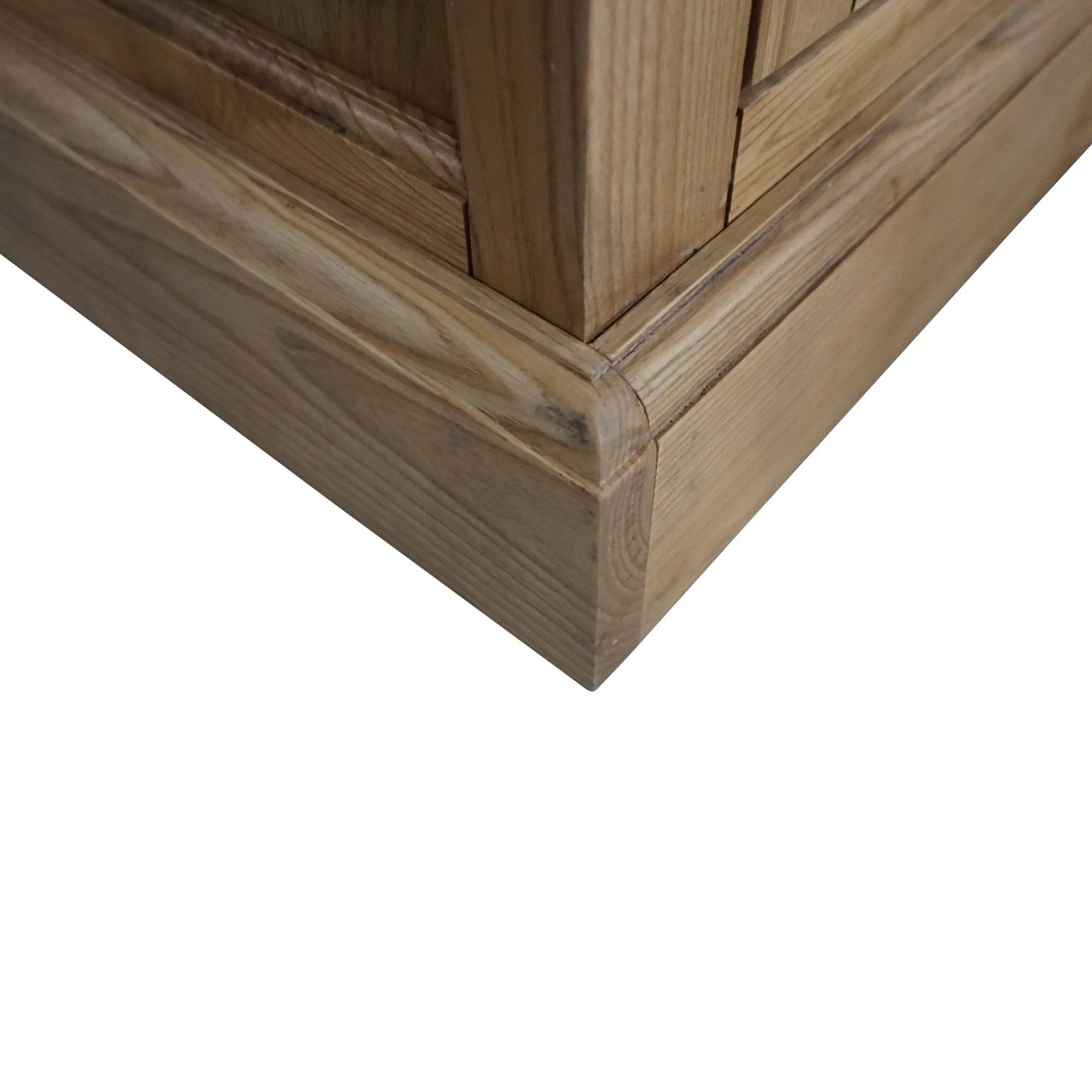 French Provincial Casement Double Glass Door Display Buffet and Hutch Cabinet Bookcase - Image 47