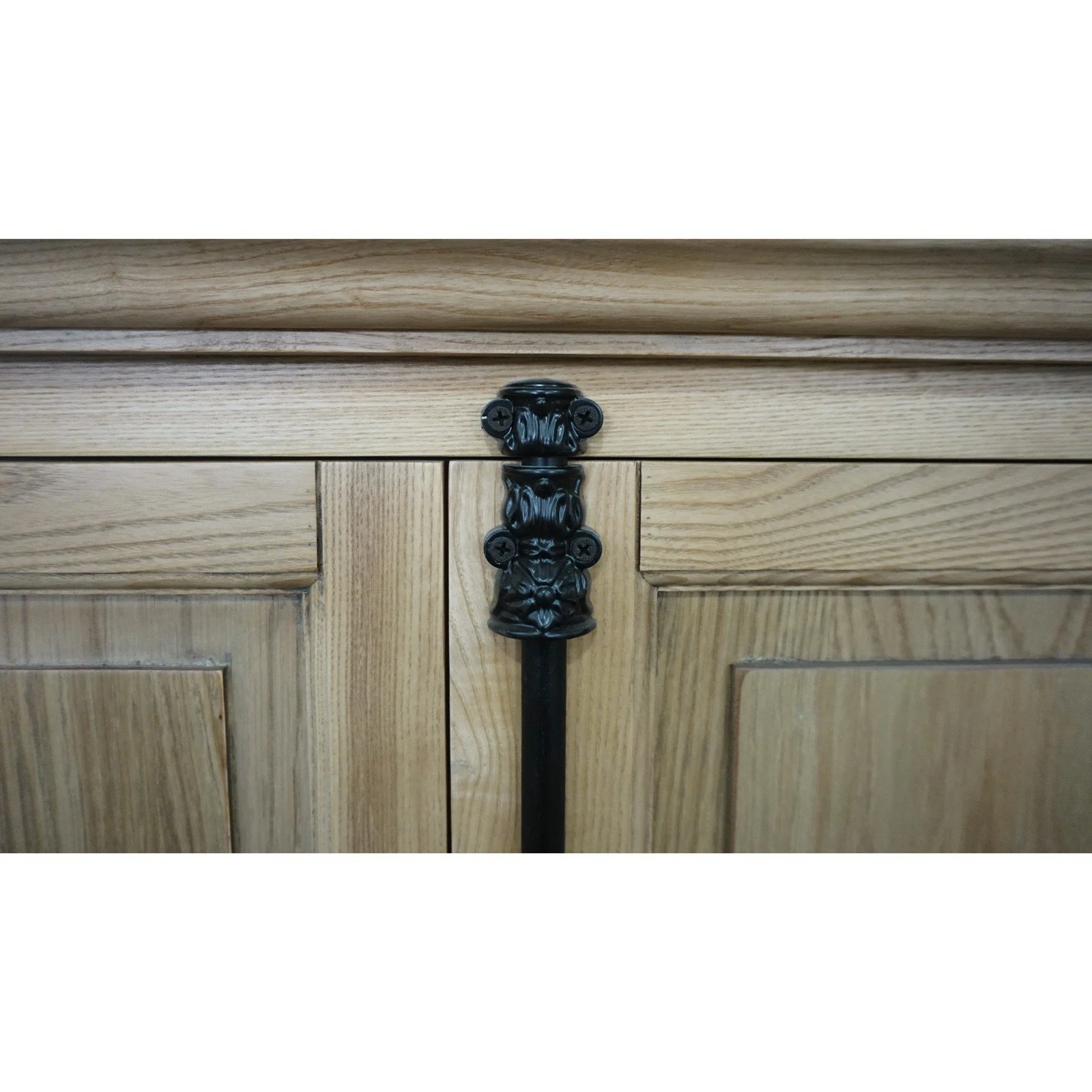 French Provincial Casement Double Glass Door Display Buffet and Hutch Cabinet Bookcase - Image 49