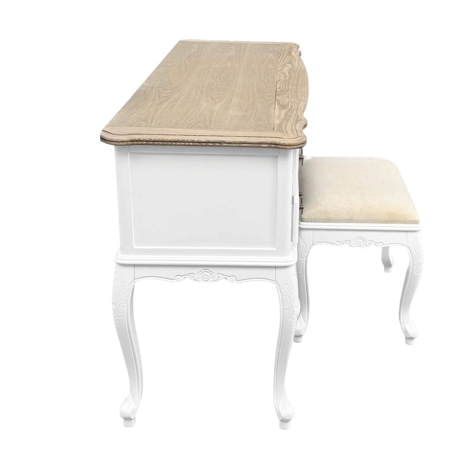 French Provincial Louis Dressing Table Set - Image 10