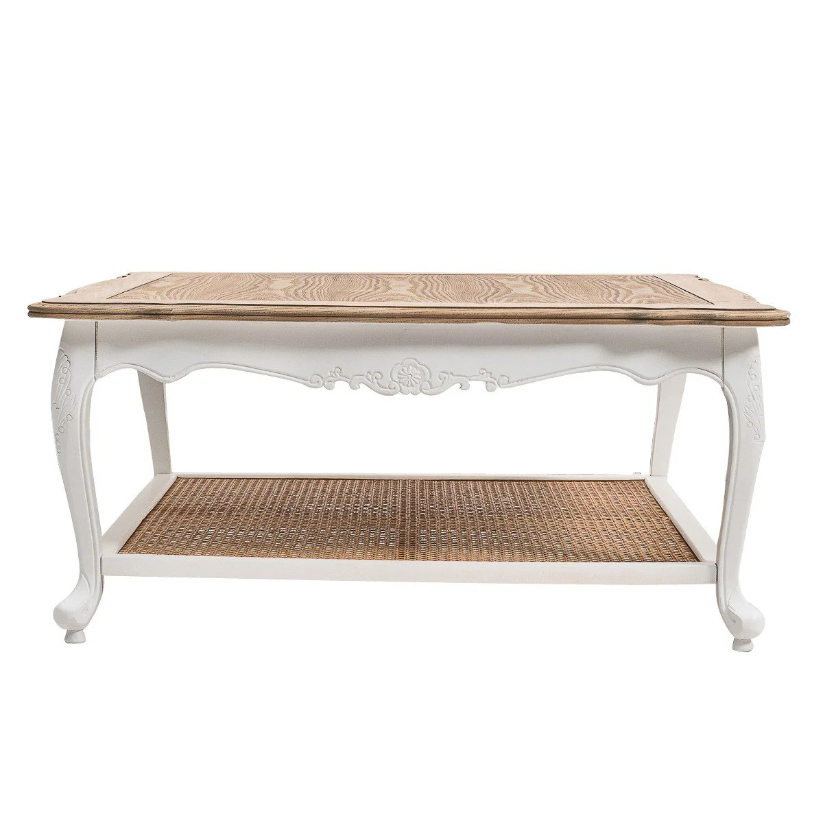 French Provincial Louis Square Coffee & Tea Table - Image 2