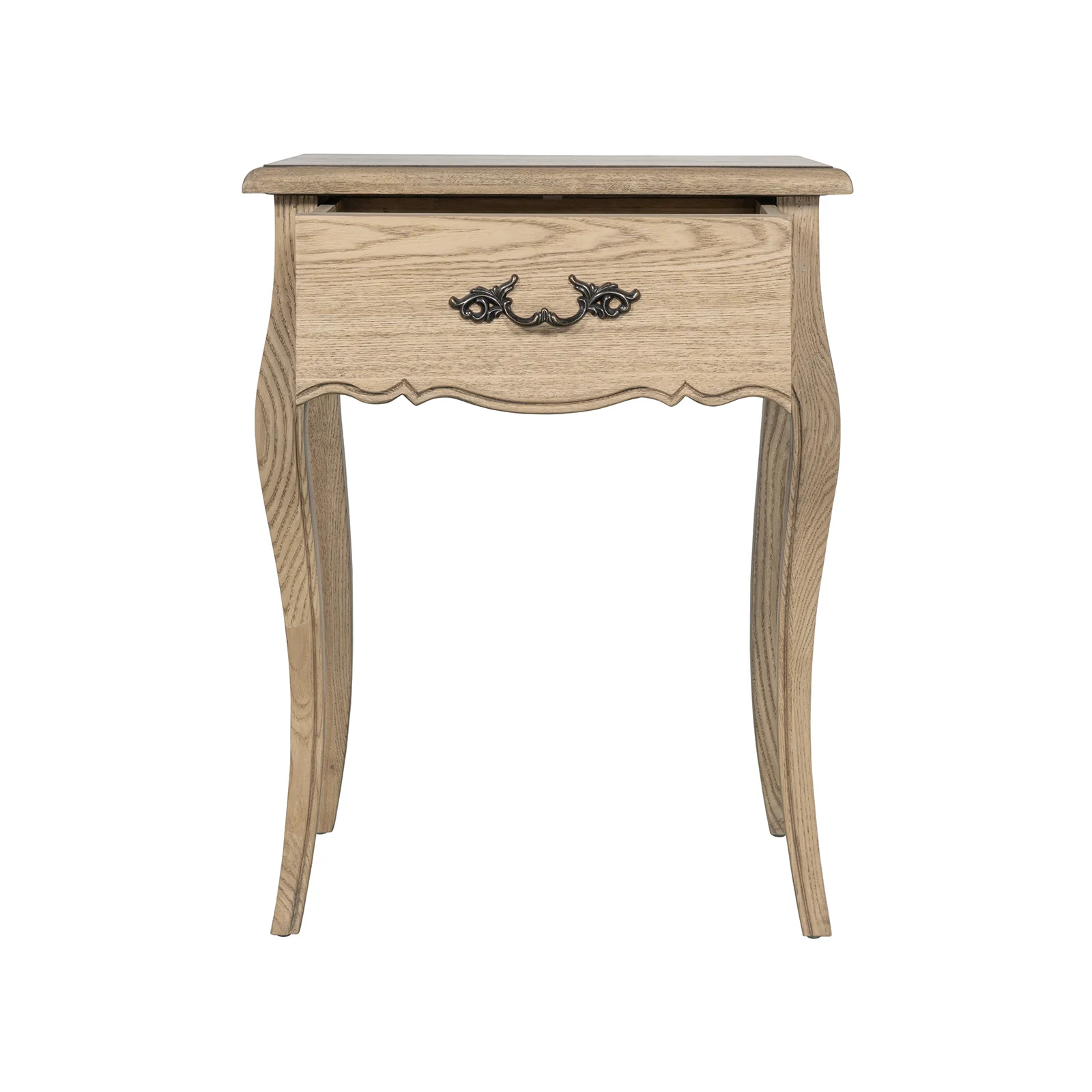 French Provincial Provence 1 Drawer Bedside Table