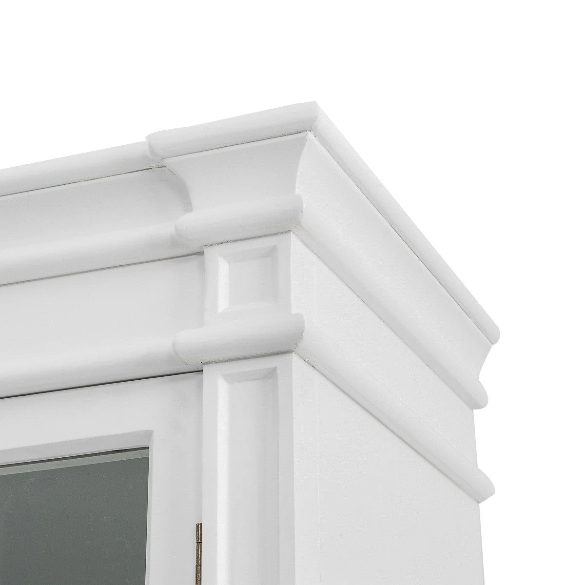 Hamptons Coastal 2 Glass Door Display Cabinet Bookcase - Image 12
