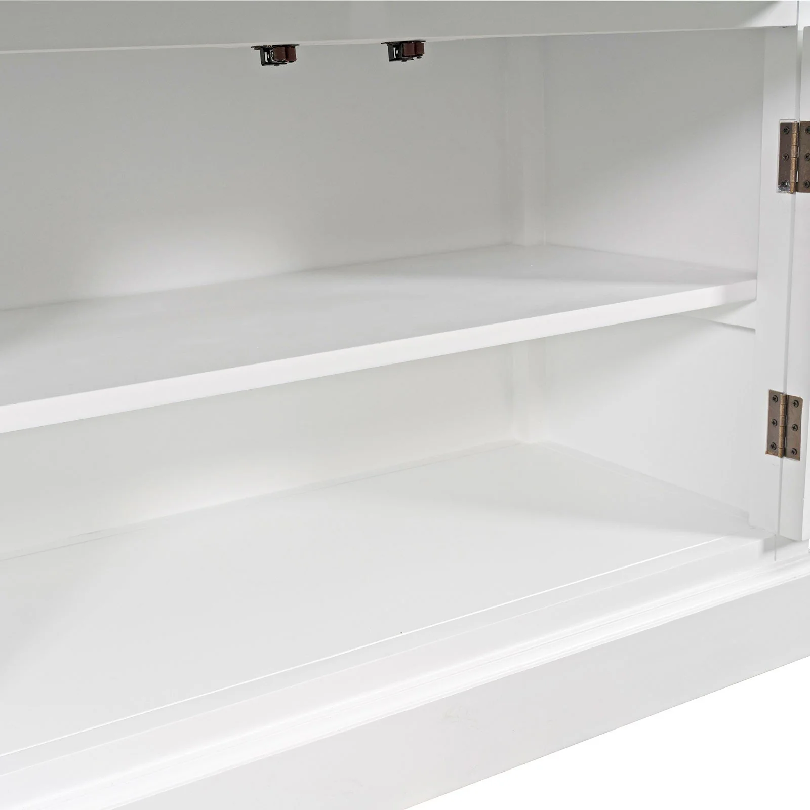 Hamptons Halifax 3 Glass Door Hutch Display Buffet Cabinet Bookcase Cupboard - Image 19