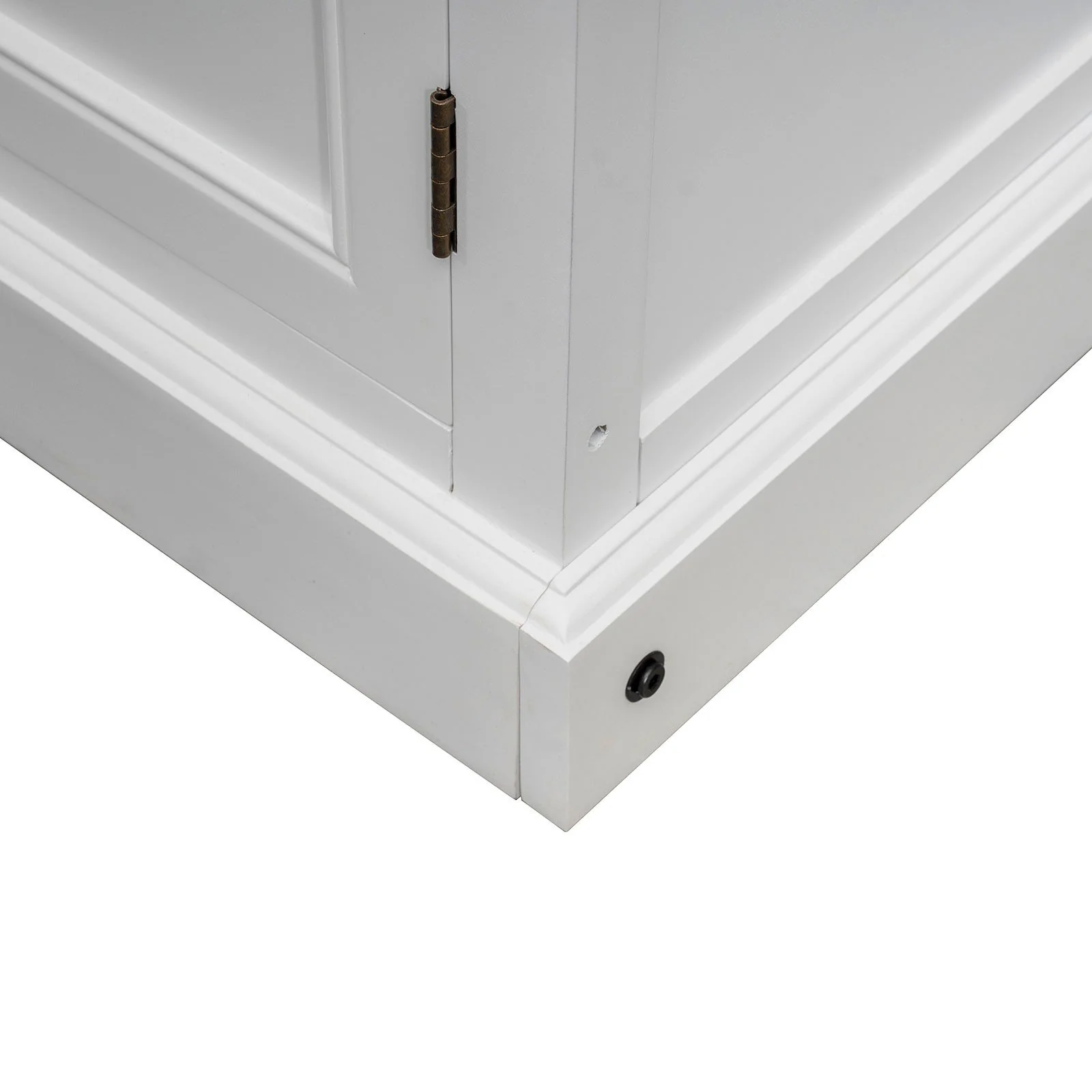 Hamptons Halifax Glass Door Hutch Modular Display Buffet Cabinet Bookcase Cupboard - Image 25