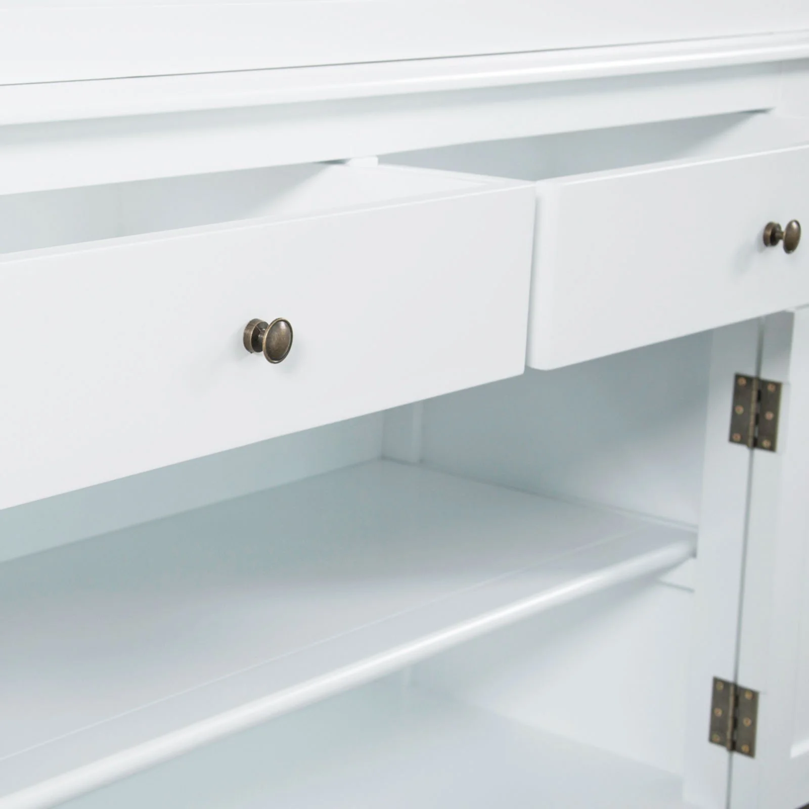 Hamptons Halifax Open Extendable Bookcase with Ladder 250-368cm - Image 44