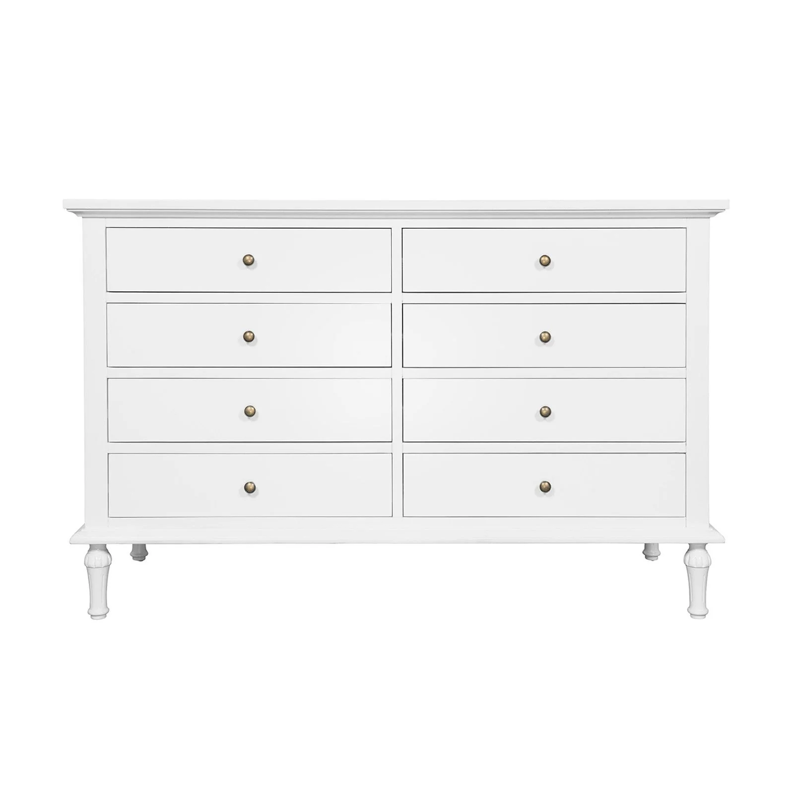 Hamptons Heritage 8-Drawer Tallboy Dresser - Image 2