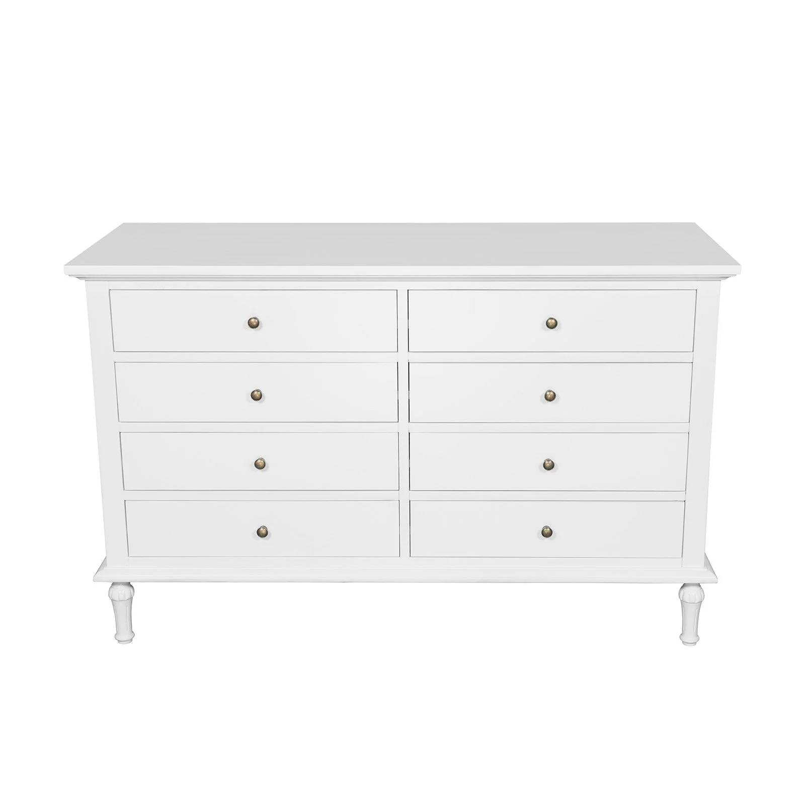 Hamptons Heritage 8-Drawer Tallboy Dresser - Image 3