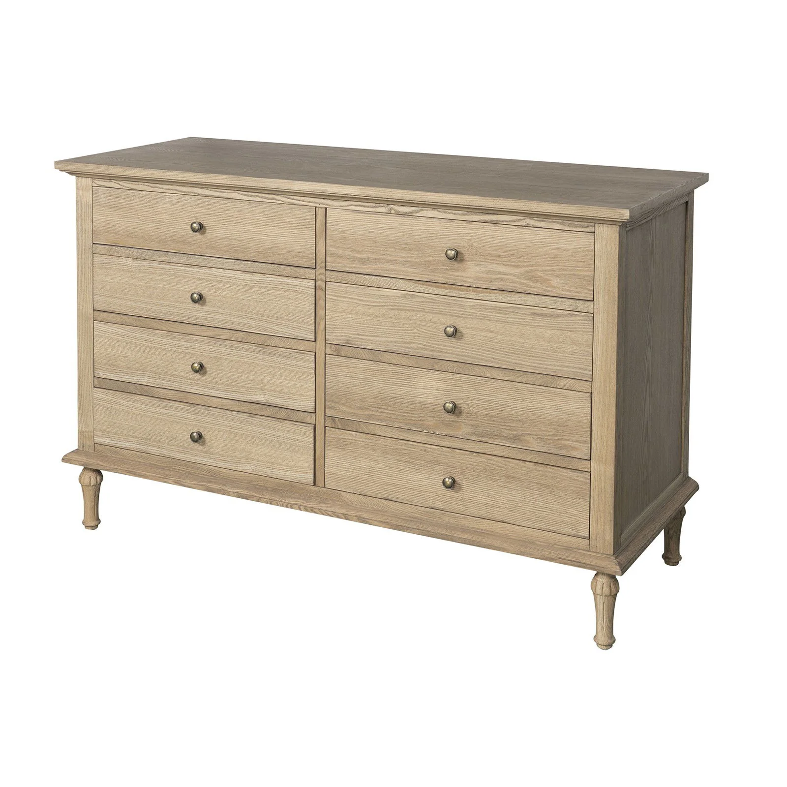Hamptons Heritage 8-Drawer Tallboy Dresser - Image 35