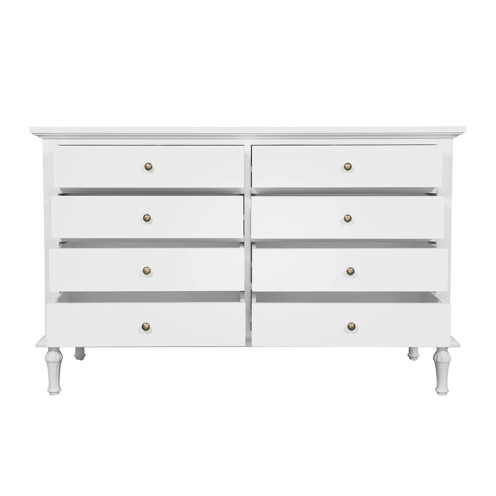 Hamptons Heritage 8-Drawer Tallboy Dresser - Image 7