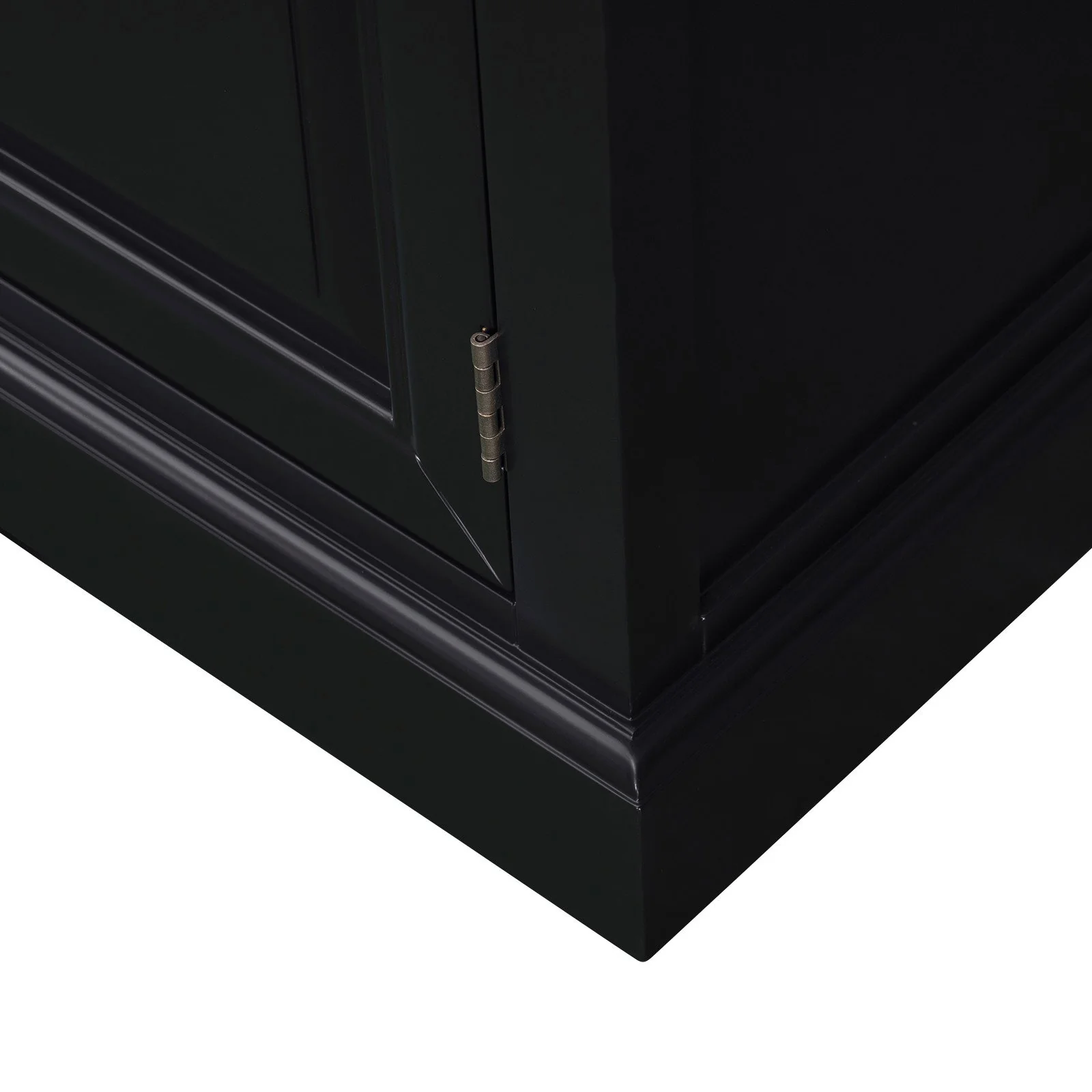 Hamptons Sorrento Buffet Sideboard Glass Hutch Open Bookcase - Image 15